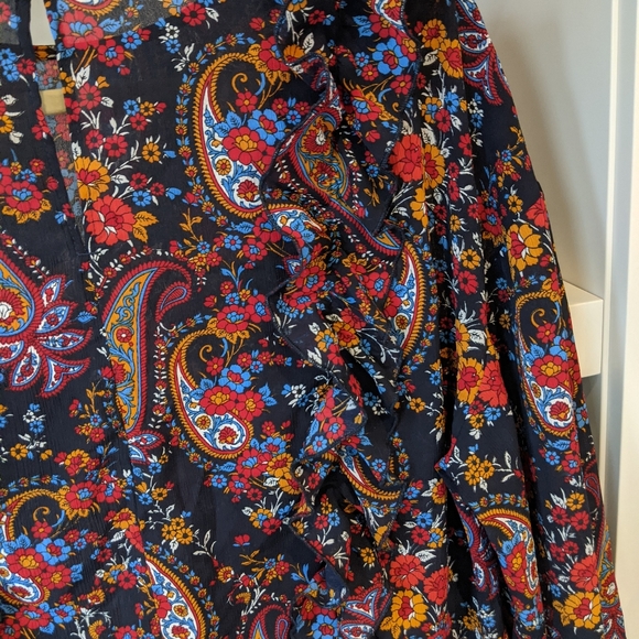 H&M blouse with flounces front and back size 10 - Picture 6 of 7